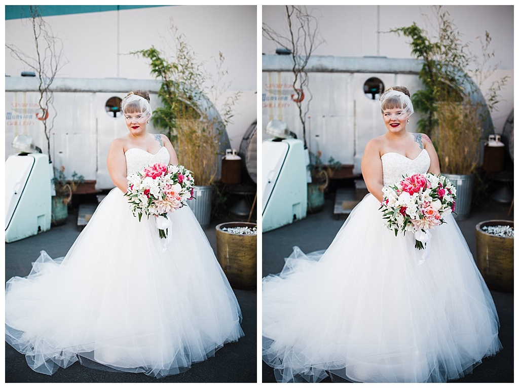 julia kinnunen photography, georgetown ballroom, urban wedding, seattle wedding, wedding photography, portraits, bride and groom, newlyweds