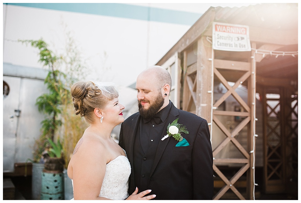 julia kinnunen photography, georgetown ballroom, urban wedding, seattle wedding, wedding photography, portraits, bride and groom, newlyweds