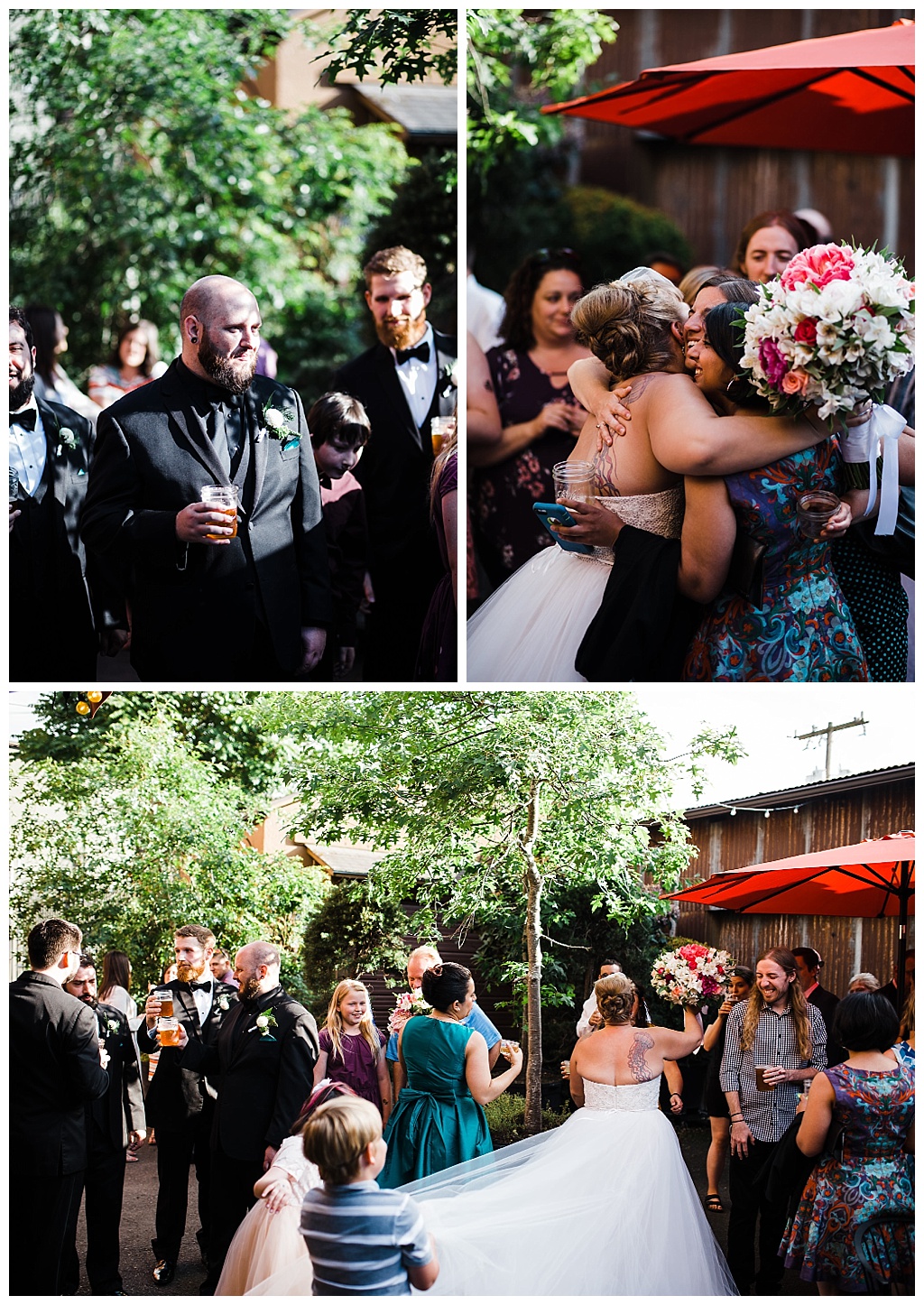 julia kinnunen photography, georgetown ballroom, urban wedding, seattle wedding, wedding photography, reception, cocktail hour, dinner, dance party