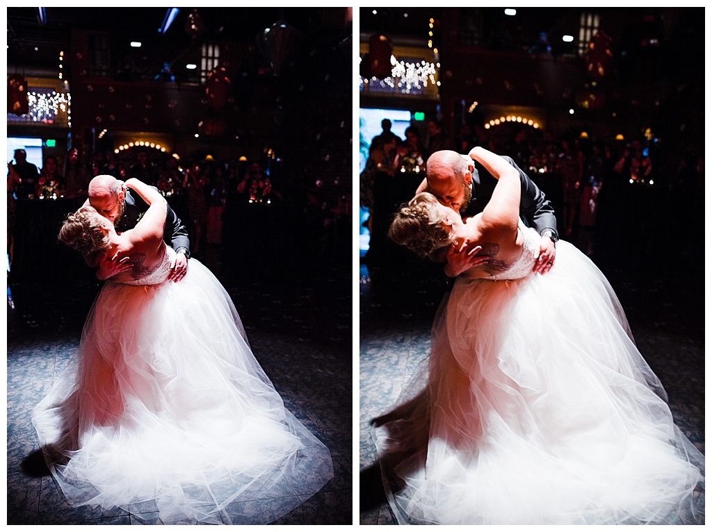 julia kinnunen photography, georgetown ballroom, urban wedding, seattle wedding, wedding photography, reception, cocktail hour, dinner, dance party