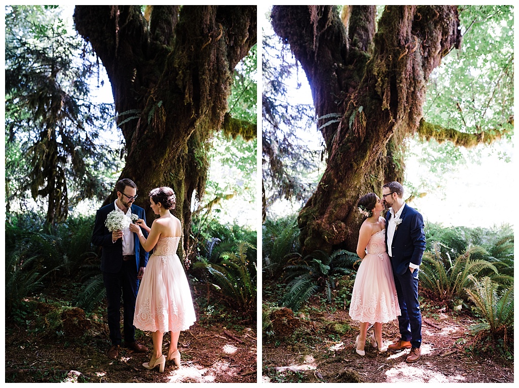 offbeat bride, hoh rainforest, ruby beach, olympic peninsula, julia kinnunen photography, destination wedding, colorado wedding, seattle wedding, wedding photography, bride, groom, adventure seekers, newlyweds, northwest washington wedding, elopement, intimate wedding