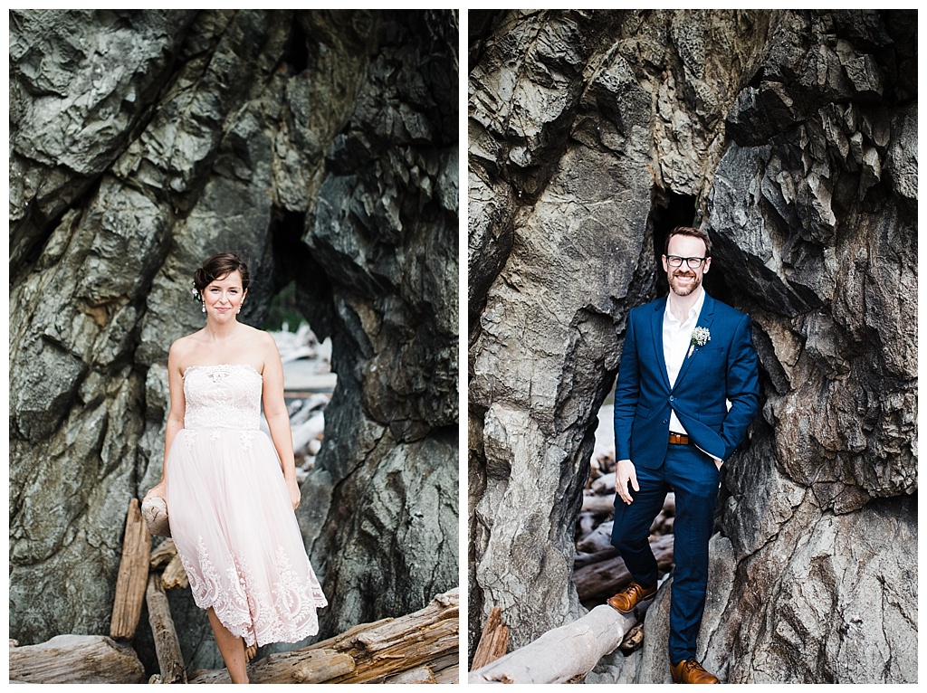 offbeat bride, hoh rainforest, ruby beach, olympic peninsula, julia kinnunen photography, destination wedding, colorado wedding, seattle wedding, wedding photography, bride, groom, adventure seekers, newlyweds, northwest washington wedding, elopement, intimate wedding