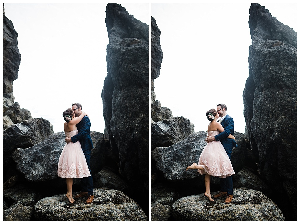 offbeat bride, hoh rainforest, ruby beach, olympic peninsula, julia kinnunen photography, destination wedding, colorado wedding, seattle wedding, wedding photography, bride, groom, adventure seekers, newlyweds, northwest washington wedding, elopement, intimate wedding