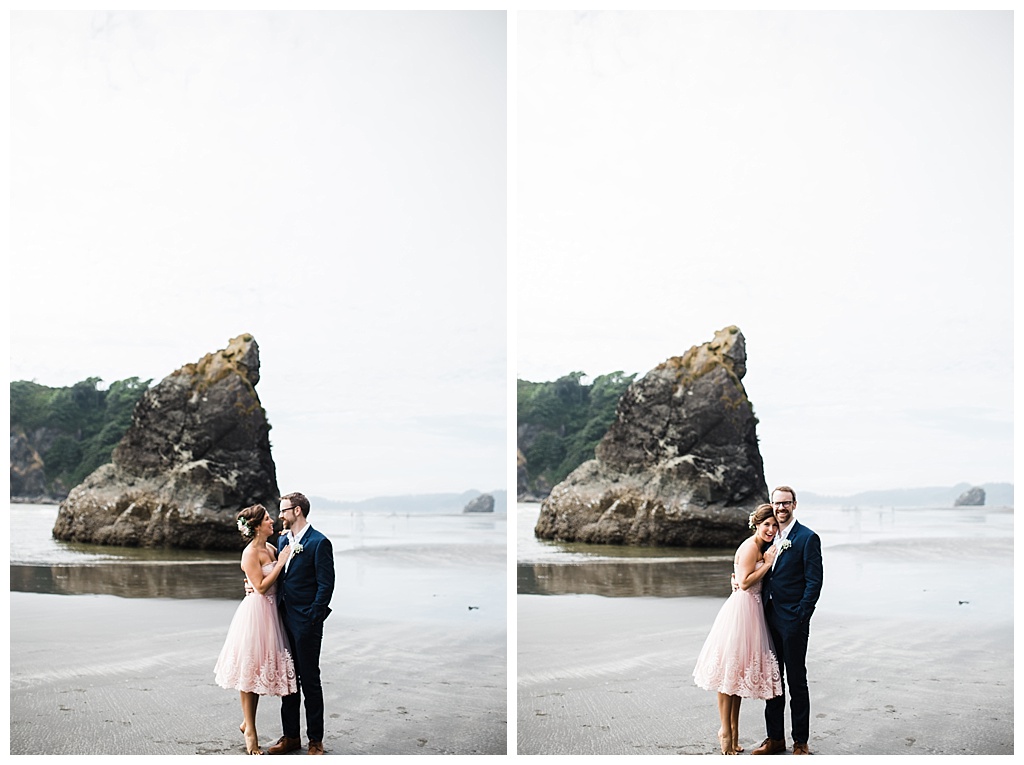 offbeat bride, hoh rainforest, ruby beach, olympic peninsula, julia kinnunen photography, destination wedding, colorado wedding, seattle wedding, wedding photography, bride, groom, adventure seekers, newlyweds, northwest washington wedding, elopement, intimate wedding