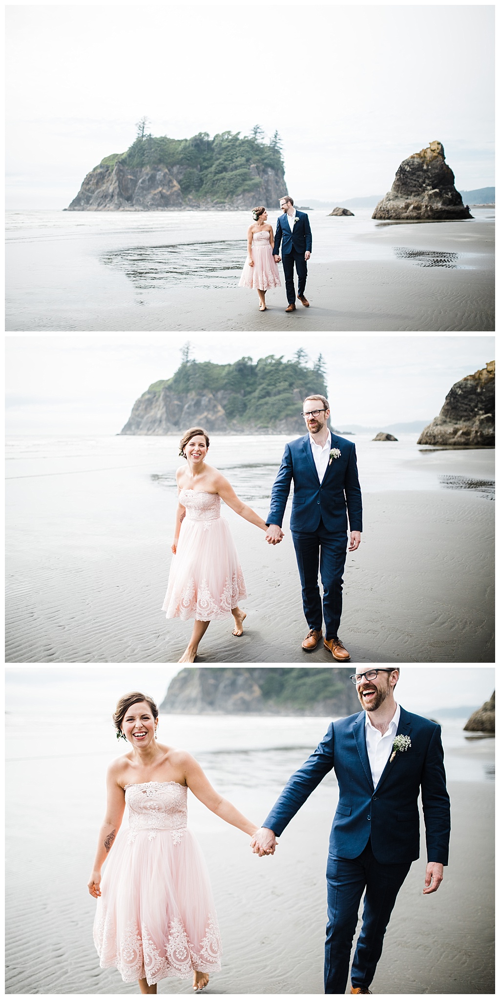 offbeat bride, hoh rainforest, ruby beach, olympic peninsula, julia kinnunen photography, destination wedding, colorado wedding, seattle wedding, wedding photography, bride, groom, adventure seekers, newlyweds, northwest washington wedding, elopement, intimate wedding