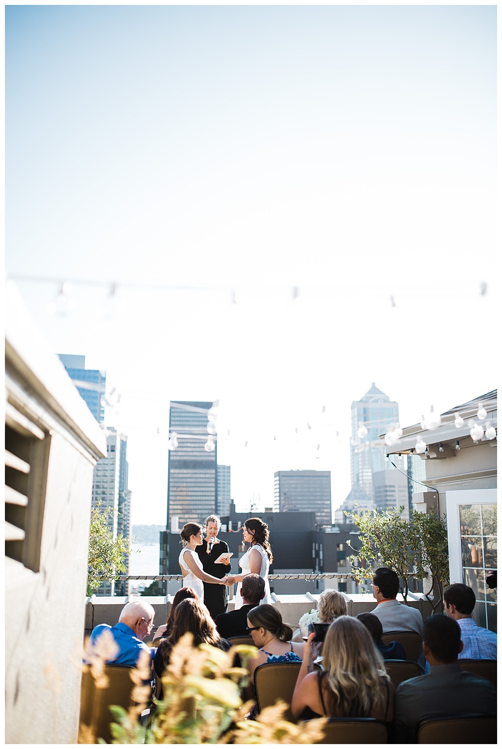 lesbian wedding, offbeat bride, lgbt wedding, gay wedding, two brides, sorrento hotel, boutique hotel wedding, julia kinnunen photography, destination wedding, seattle wedding, wedding photography, bride, newlyweds, same sex wedding, ceremony