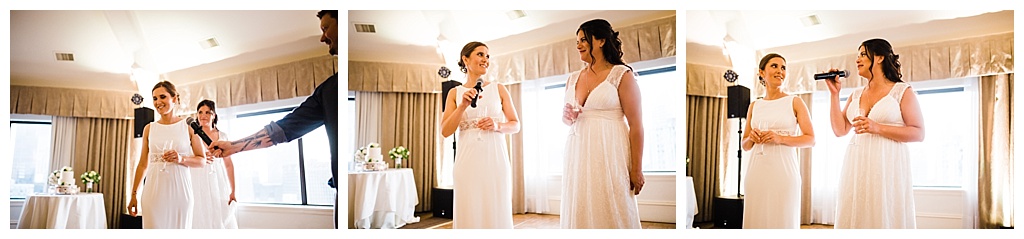 lesbian wedding, offbeat bride, lgbt wedding, gay wedding, two brides, sorrento hotel, boutique hotel wedding, julia kinnunen photography, destination wedding, seattle wedding, wedding photography, bride, newlyweds, same sex wedding, reception