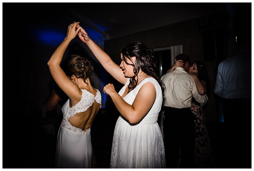 lesbian wedding, offbeat bride, lgbt wedding, gay wedding, two brides, sorrento hotel, boutique hotel wedding, julia kinnunen photography, destination wedding, seattle wedding, wedding photography, bride, newlyweds, same sex wedding, reception, dance party