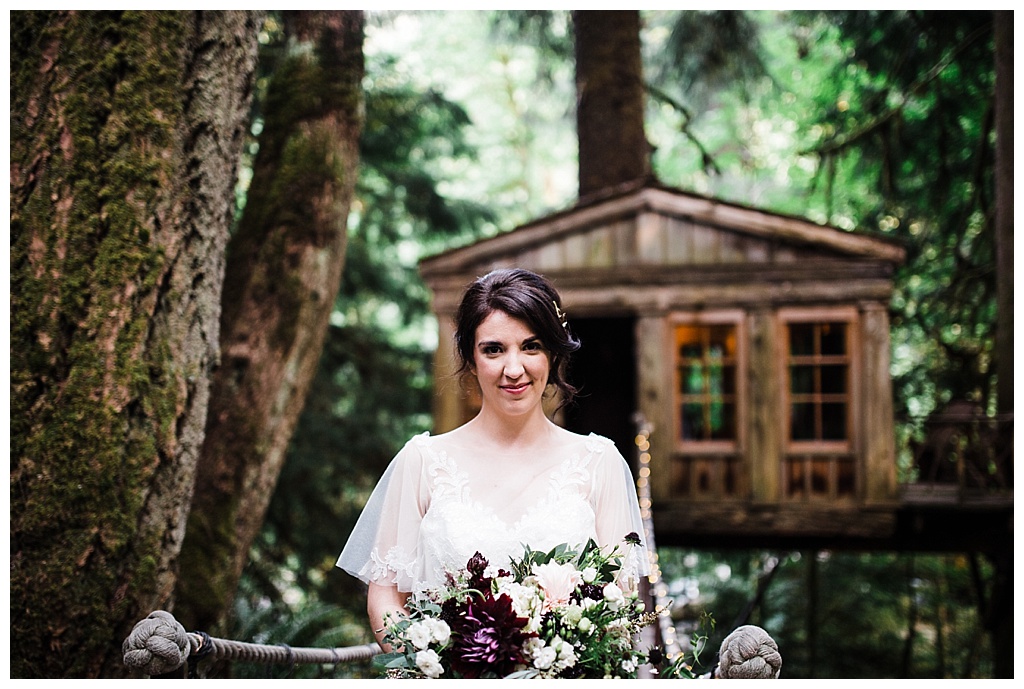 offbeat bride, treehouse point, julia kinnunen photography, destination wedding, seattle wedding, wedding photography, bride, groom, adventure seekers, newlyweds, northwest washington wedding, elopement, intimate wedding, diy wedding, portraits