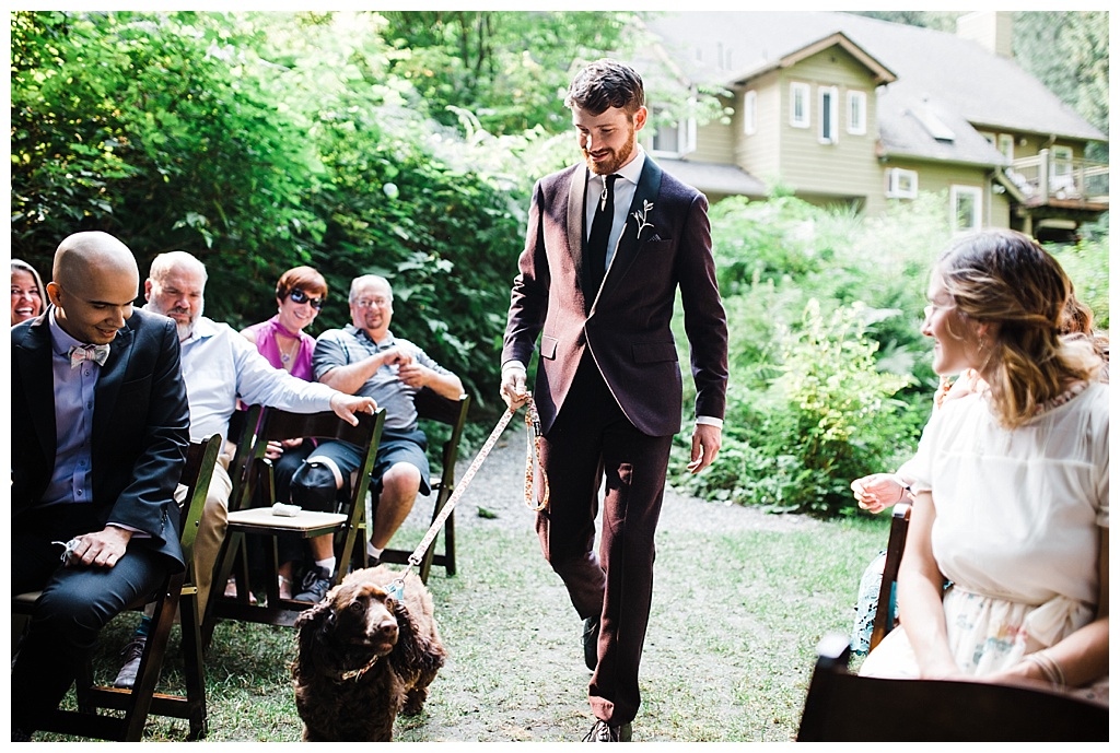 offbeat bride, treehouse point, julia kinnunen photography, destination wedding, seattle wedding, wedding photography, bride, groom, adventure seekers, newlyweds, northwest washington wedding, elopement, intimate wedding, diy wedding, ceremony