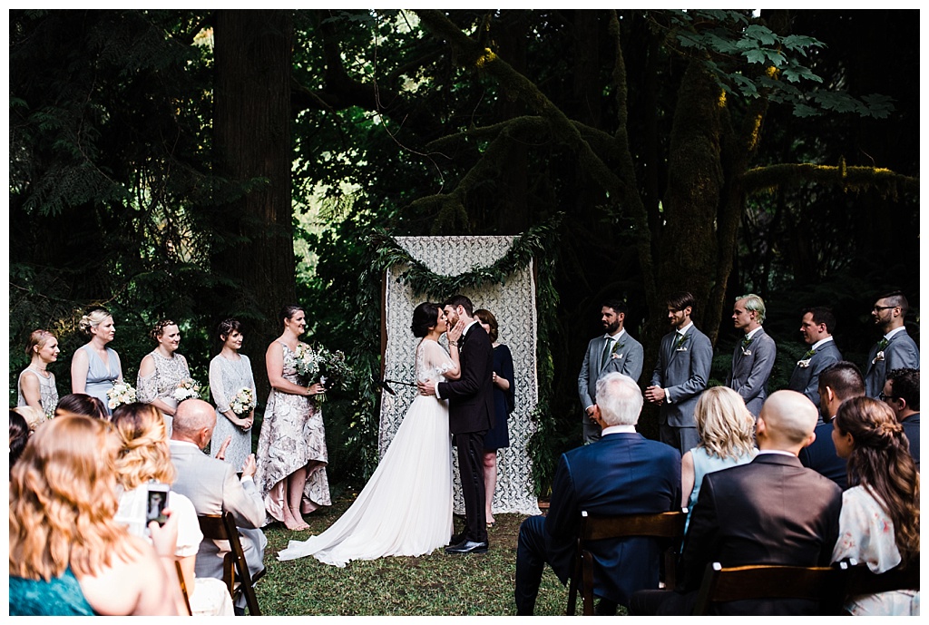 offbeat bride, treehouse point, julia kinnunen photography, destination wedding, seattle wedding, wedding photography, bride, groom, adventure seekers, newlyweds, northwest washington wedding, elopement, intimate wedding, diy wedding, ceremony