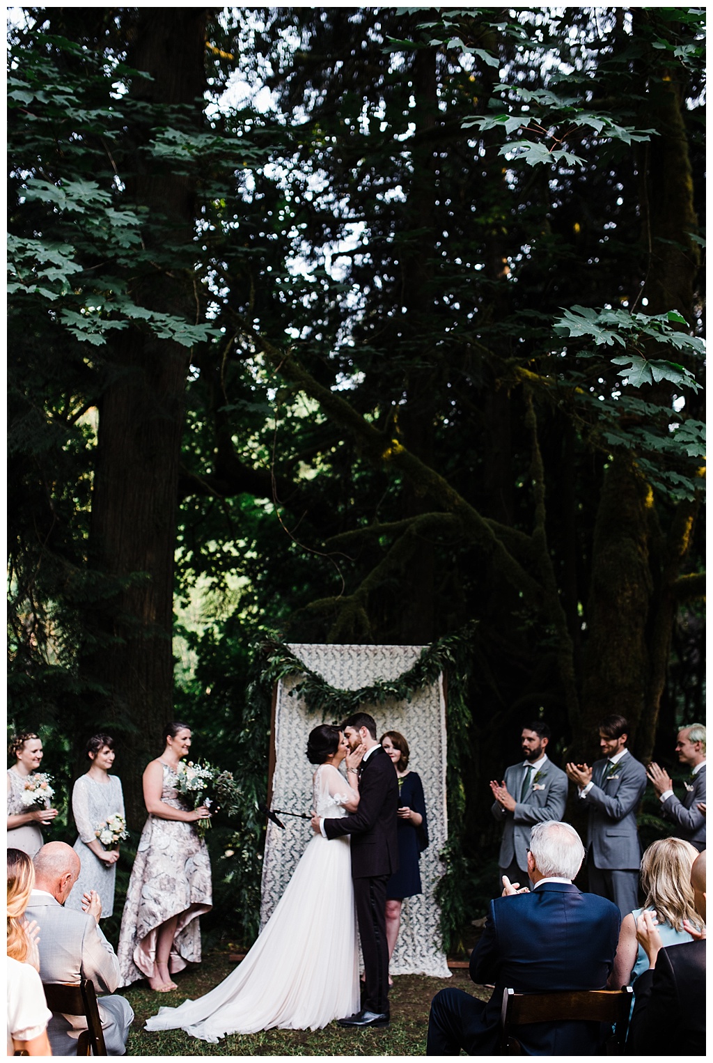 offbeat bride, treehouse point, julia kinnunen photography, destination wedding, seattle wedding, wedding photography, bride, groom, adventure seekers, newlyweds, northwest washington wedding, elopement, intimate wedding, diy wedding, ceremony