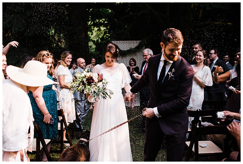 offbeat bride, treehouse point, julia kinnunen photography, destination wedding, seattle wedding, wedding photography, bride, groom, adventure seekers, newlyweds, northwest washington wedding, elopement, intimate wedding, diy wedding, ceremony