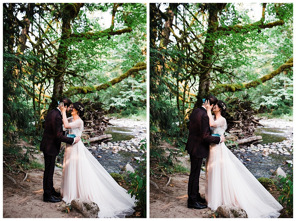 offbeat bride, treehouse point, julia kinnunen photography, destination wedding, seattle wedding, wedding photography, bride, groom, adventure seekers, newlyweds, northwest washington wedding, elopement, intimate wedding, diy wedding, portraits, private vows