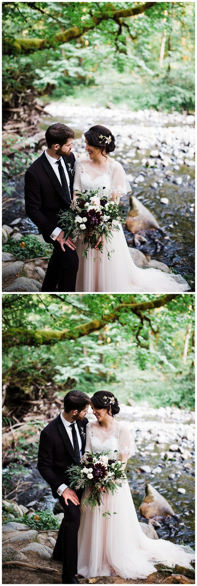 offbeat bride, treehouse point, julia kinnunen photography, destination wedding, seattle wedding, wedding photography, bride, groom, adventure seekers, newlyweds, northwest washington wedding, elopement, intimate wedding, diy wedding, portraits, private vows