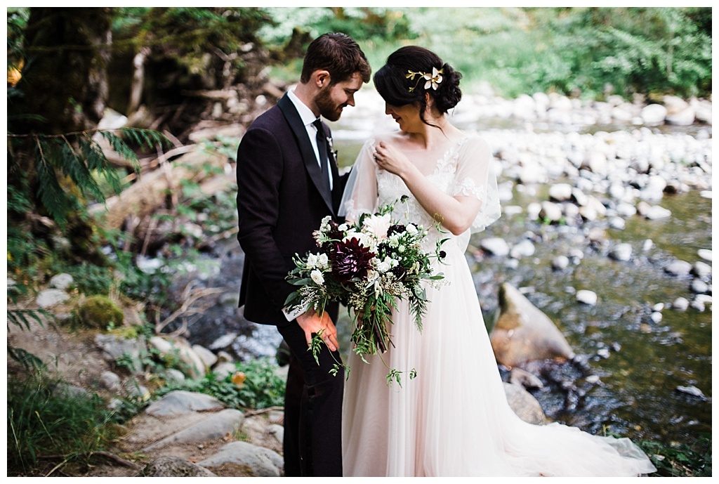 offbeat bride, treehouse point, julia kinnunen photography, destination wedding, seattle wedding, wedding photography, bride, groom, adventure seekers, newlyweds, northwest washington wedding, elopement, intimate wedding, diy wedding, portraits