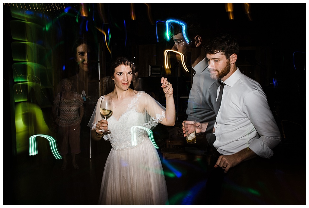 offbeat bride, treehouse point, julia kinnunen photography, destination wedding, seattle wedding, wedding photography, bride, groom, adventure seekers, newlyweds, northwest washington wedding, elopement, intimate wedding, diy wedding, reception, dance party 