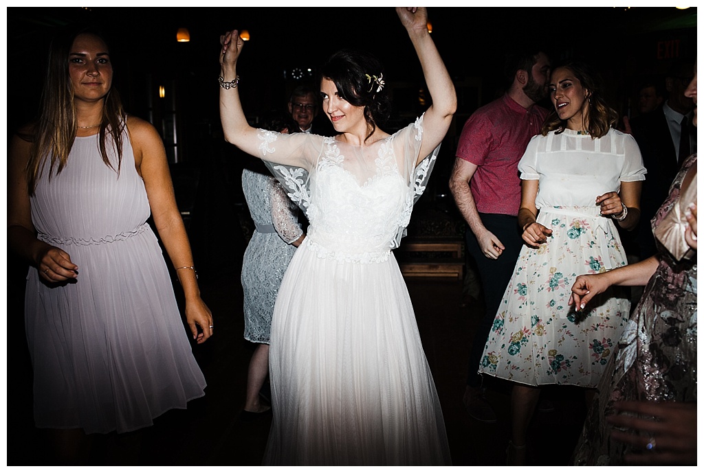 offbeat bride, treehouse point, julia kinnunen photography, destination wedding, seattle wedding, wedding photography, bride, groom, adventure seekers, newlyweds, northwest washington wedding, elopement, intimate wedding, diy wedding, reception, dance party 