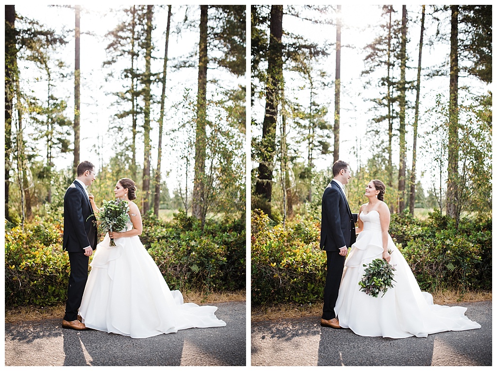 julia kinnunen photography, mccormick woods golf club, port orchard wedding, brunch wedding, seattle wedding, wedding photography, bride, groom, newlyweds, pacific northwest wedding, first look, portraits