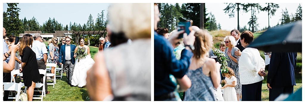 julia kinnunen photography, mccormick woods golf club, port orchard wedding, brunch wedding, seattle wedding, wedding photography, bride, groom, newlyweds, pacific northwest wedding, ceremony