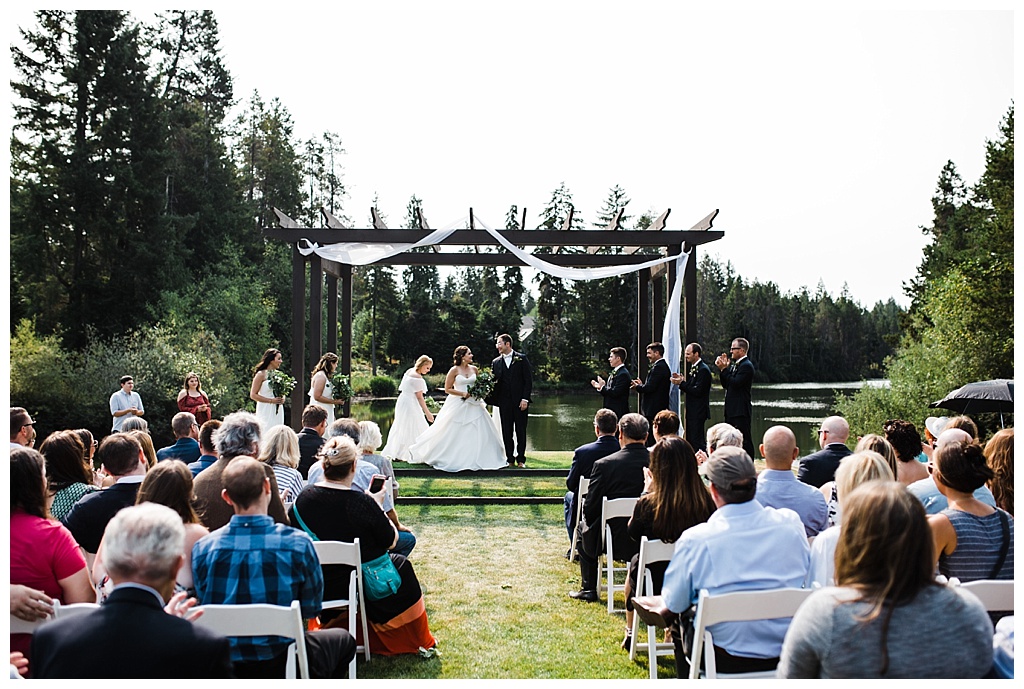 julia kinnunen photography, mccormick woods golf club, port orchard wedding, brunch wedding, seattle wedding, wedding photography, bride, groom, newlyweds, pacific northwest wedding, ceremony