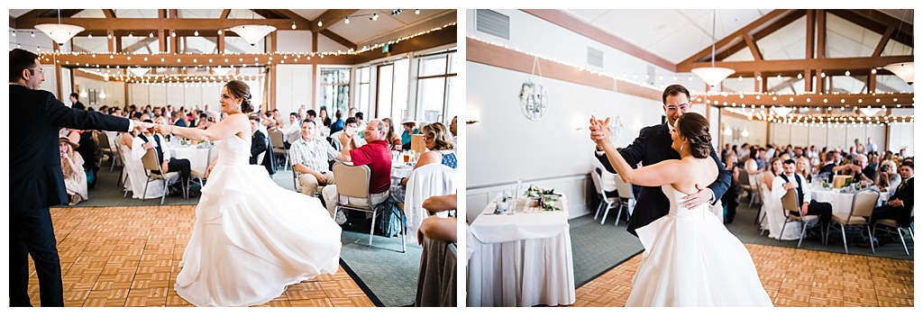 julia kinnunen photography, mccormick woods golf club, port orchard wedding, brunch wedding, seattle wedding, wedding photography, bride, groom, newlyweds, pacific northwest wedding, reception, first dance