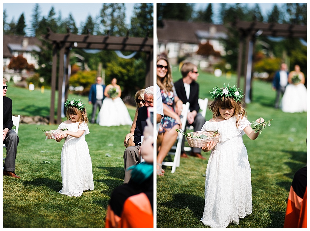 julia kinnunen photography, mccormick woods golf club, port orchard wedding, brunch wedding, seattle wedding, wedding photography, bride, groom, newlyweds, pacific northwest wedding, ceremony