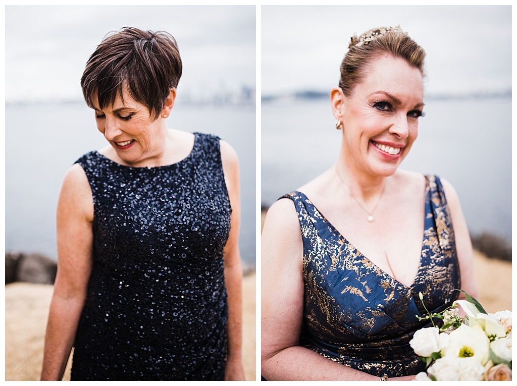 lesbian wedding, offbeat bride, lgbt wedding, gay wedding, two brides, alki beach, salty's on alki wedding, julia kinnunen photography, destination wedding, seattle wedding, wedding photography, bride, newlyweds, same sex wedding, first look, portraits