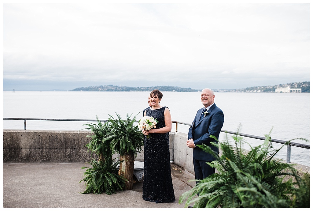 lesbian wedding, offbeat bride, lgbt wedding, gay wedding, two brides, alki beach, salty's on alki wedding, julia kinnunen photography, destination wedding, seattle wedding, wedding photography, bride, newlyweds, same sex wedding, ceremony, wedding with a view