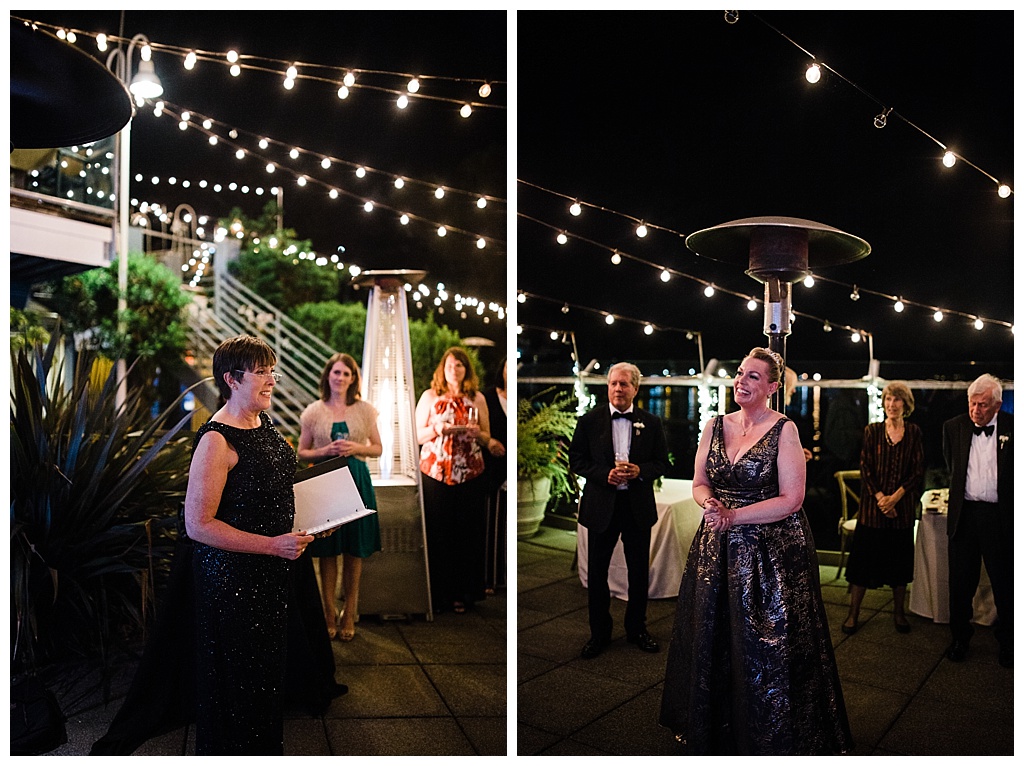 lesbian wedding, offbeat bride, lgbt wedding, gay wedding, two brides, alki beach, salty's on alki wedding, julia kinnunen photography, destination wedding, seattle wedding, wedding photography, bride, newlyweds, same sex wedding, reception