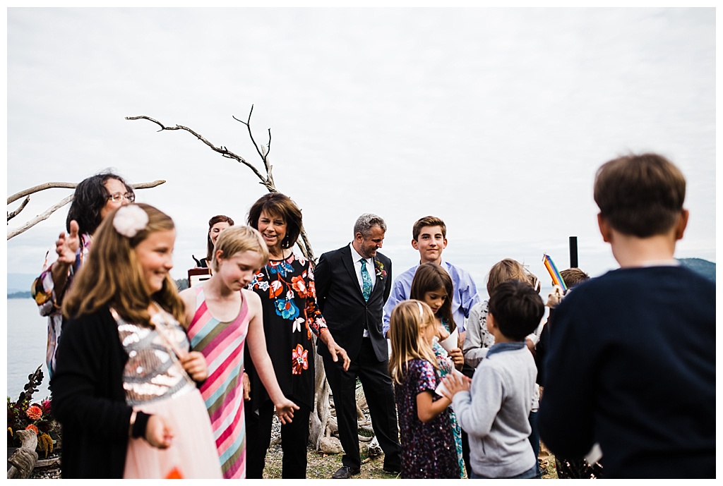 offbeat bride, guemes island resort, julia kinnunen photography, destination wedding, seattle wedding, wedding photography, bride, groom, adventure seekers, newlyweds, northwest washington wedding, elopement, intimate wedding, details, ceremony