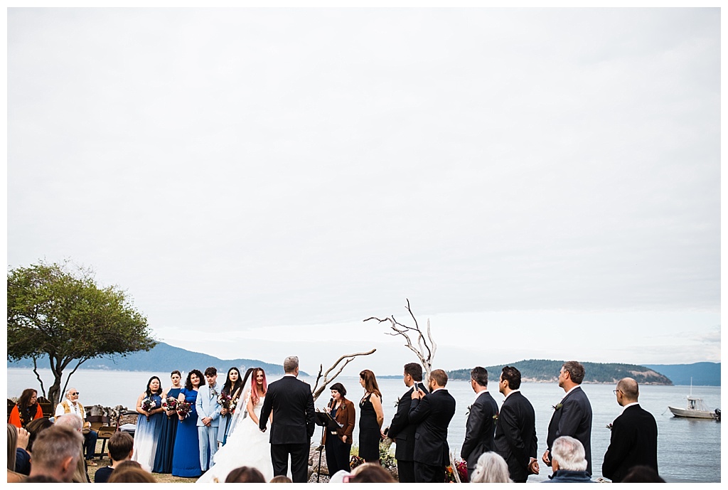 offbeat bride, guemes island resort, julia kinnunen photography, destination wedding, seattle wedding, wedding photography, bride, groom, adventure seekers, newlyweds, northwest washington wedding, elopement, intimate wedding, details, ceremony