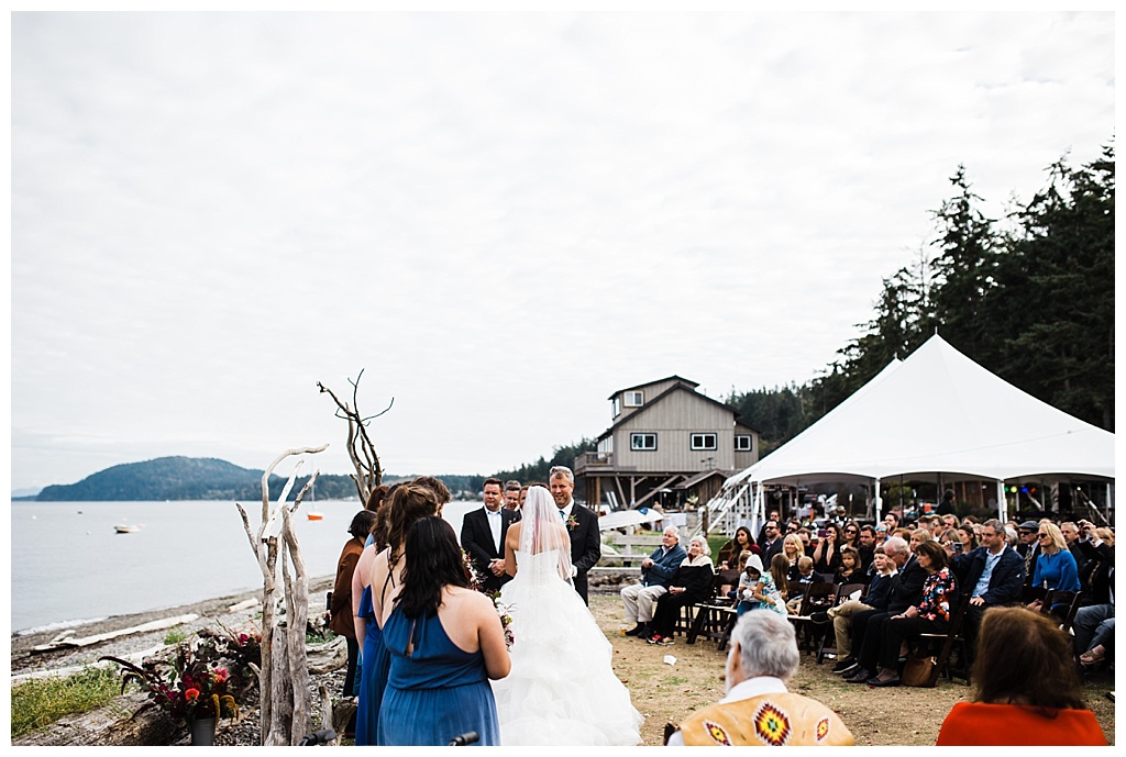 offbeat bride, guemes island resort, julia kinnunen photography, destination wedding, seattle wedding, wedding photography, bride, groom, adventure seekers, newlyweds, northwest washington wedding, elopement, intimate wedding, details, ceremony