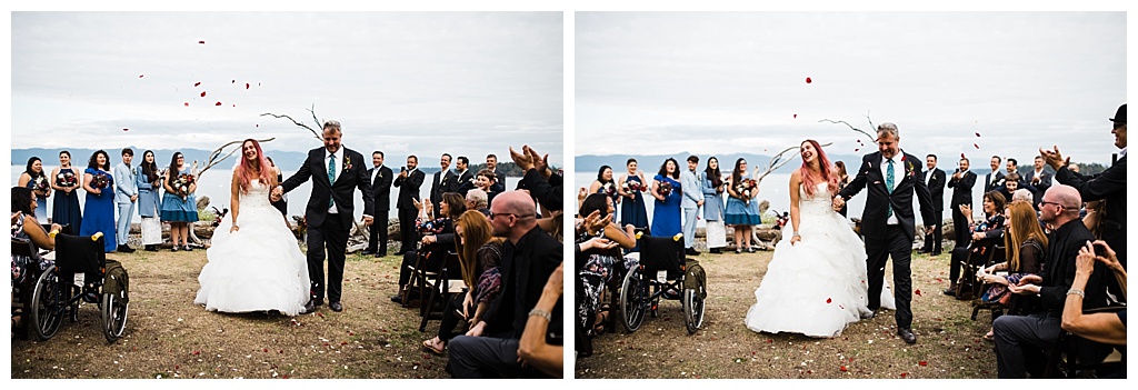 offbeat bride, guemes island resort, julia kinnunen photography, destination wedding, seattle wedding, wedding photography, bride, groom, adventure seekers, newlyweds, northwest washington wedding, elopement, intimate wedding, details, ceremony