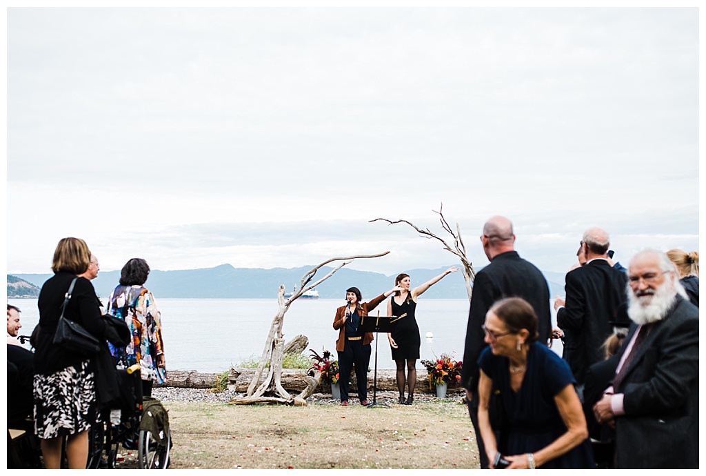 offbeat bride, guemes island resort, julia kinnunen photography, destination wedding, seattle wedding, wedding photography, bride, groom, adventure seekers, newlyweds, northwest washington wedding, elopement, intimate wedding, details, ceremony