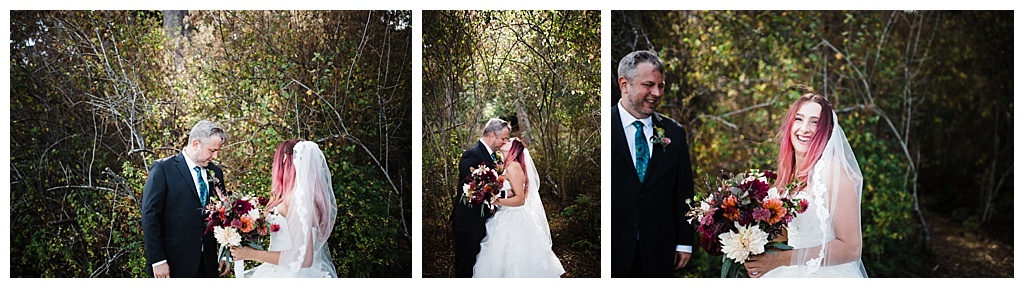 offbeat bride, guemes island resort, julia kinnunen photography, destination wedding, seattle wedding, wedding photography, bride, groom, adventure seekers, newlyweds, northwest washington wedding, elopement, intimate wedding, portraits, first look