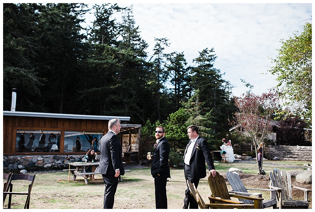 offbeat bride, guemes island resort, julia kinnunen photography, destination wedding, seattle wedding, wedding photography, bride, groom, adventure seekers, newlyweds, northwest washington wedding, elopement, intimate wedding, portraits, first look