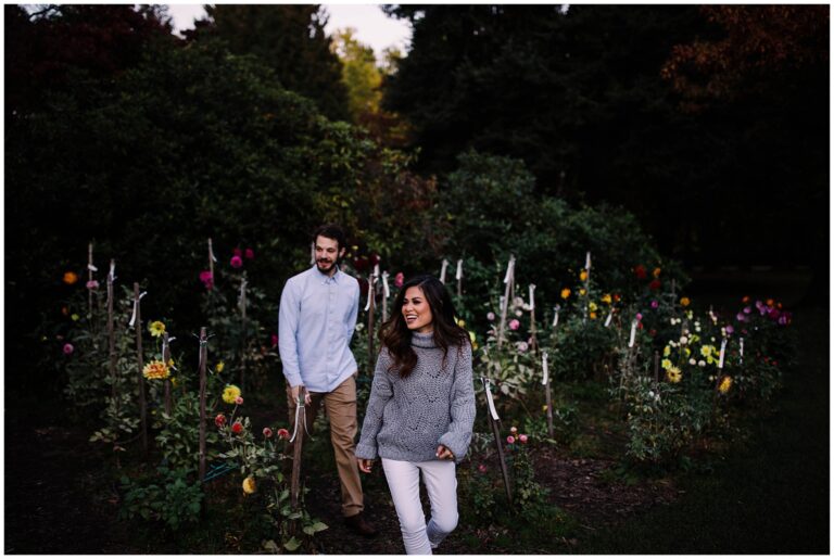 Thanh + Shawn. Volunteer Park Engagement Session.